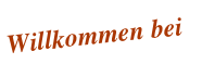 Willkommen bei